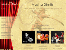 Tablet Screenshot of mashadimitri.ch